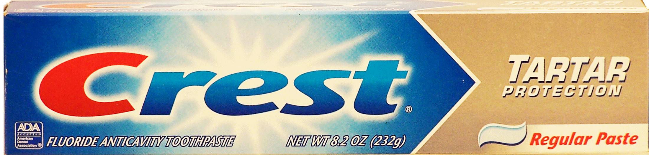 Crest&nbsp;&nbsp;fluoride anticavity toothpaste tartar protection, regular paste Full-Size Picture